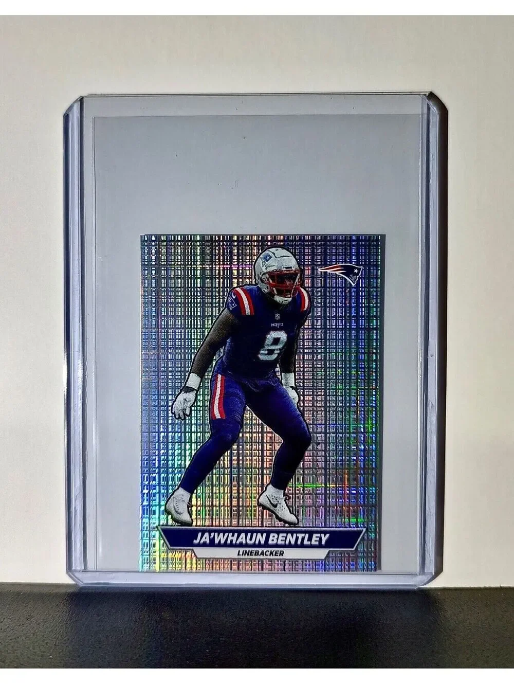 Ja'Whaun Bentley 2024 Panini NFL Sticker #84 Foil New England Patriots